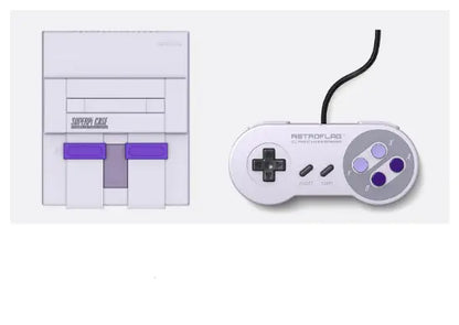 Retro Game Console with Controller and Card Slot