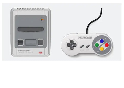 Retro Game Console with Controller and Card Slot
